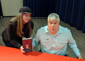 Daniel Handler (Lemony Snicket) and I at the 2026 Sierra Word Fest